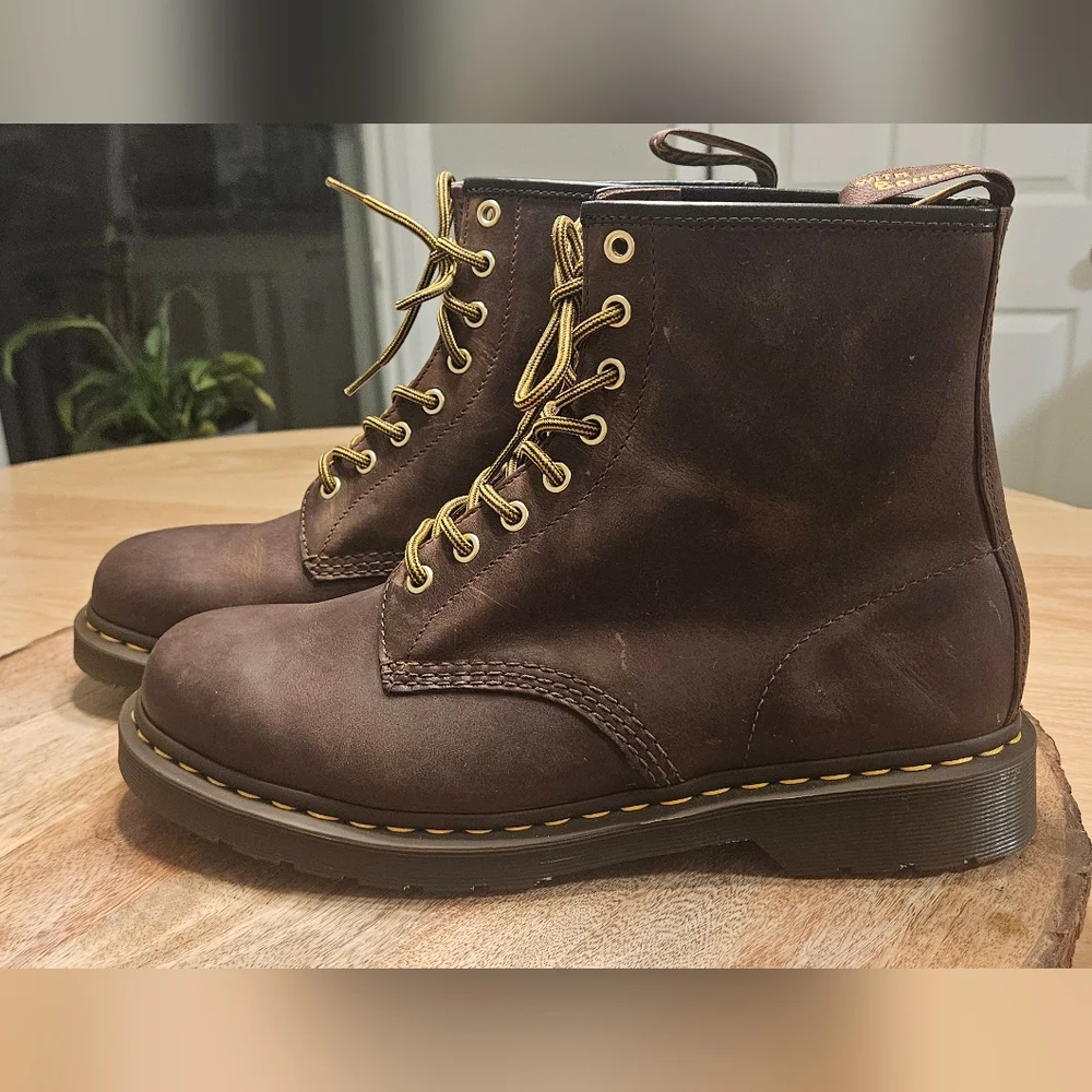 NWOT Dr. Martens 1460 Bex Craxy Horse Leather Lace Up Boot: Mens Size 11 - Picture 3 of 12